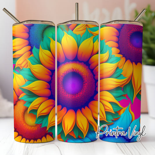 Bright Sunflowers 02 Tumbler Wrap (TW136)
