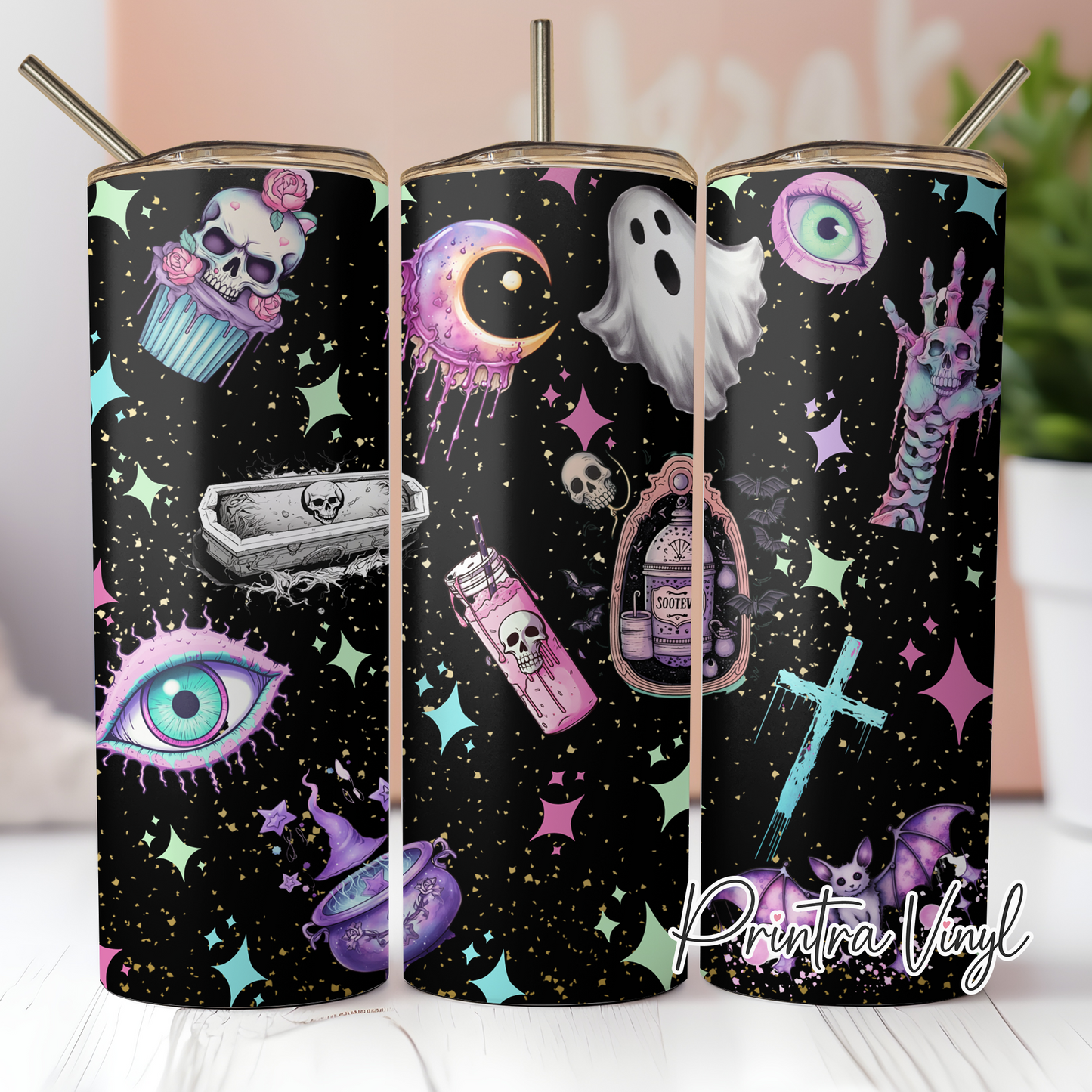 Pastel Halloween 02 Tumbler Wrap (TW42)