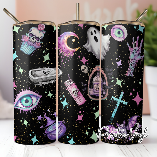 Pastel Halloween 02 Tumbler Wrap (TW42)