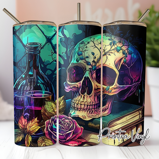 Witchy Skull Tumbler Wrap (TW126)