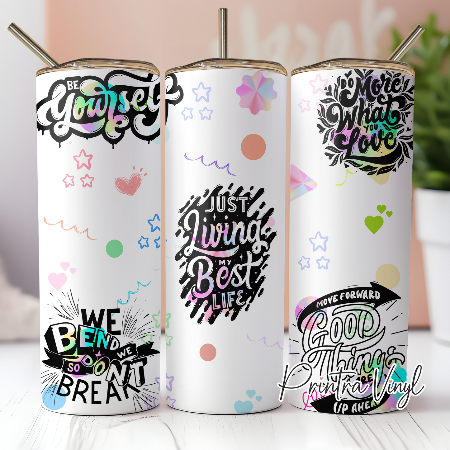 Colourful Quotes 02 Tumbler Wrap (TW261)