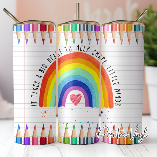 Teacher Rainbow Tumbler Wrap (TW08)
