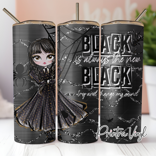 Dark Goth Girl Tumbler Wrap (TW124)