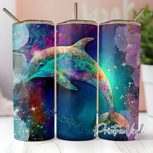 Dolphin Ink Tumbler Wrap (TW81)
