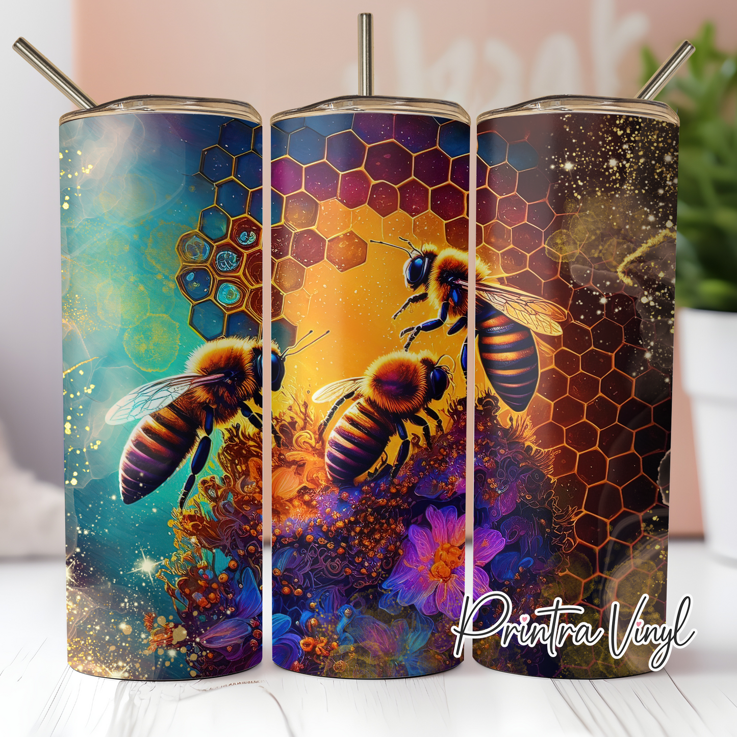 Bees Ink Tumbler Wrap (TW90)