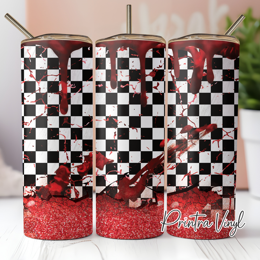Diner Blood Spill Tumbler Wrap (TW167)