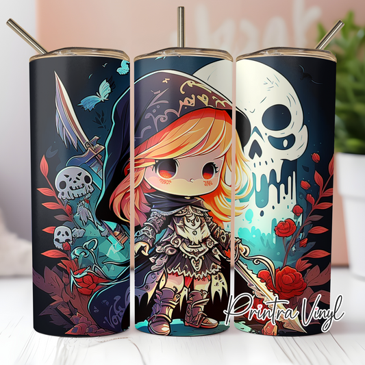 Chibi Goth Tumbler Wrap (TW125)
