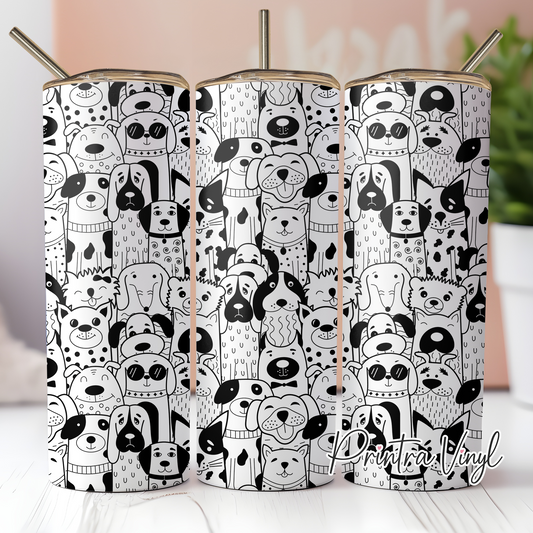 Funny Dogs Tumbler Wrap (TW20)