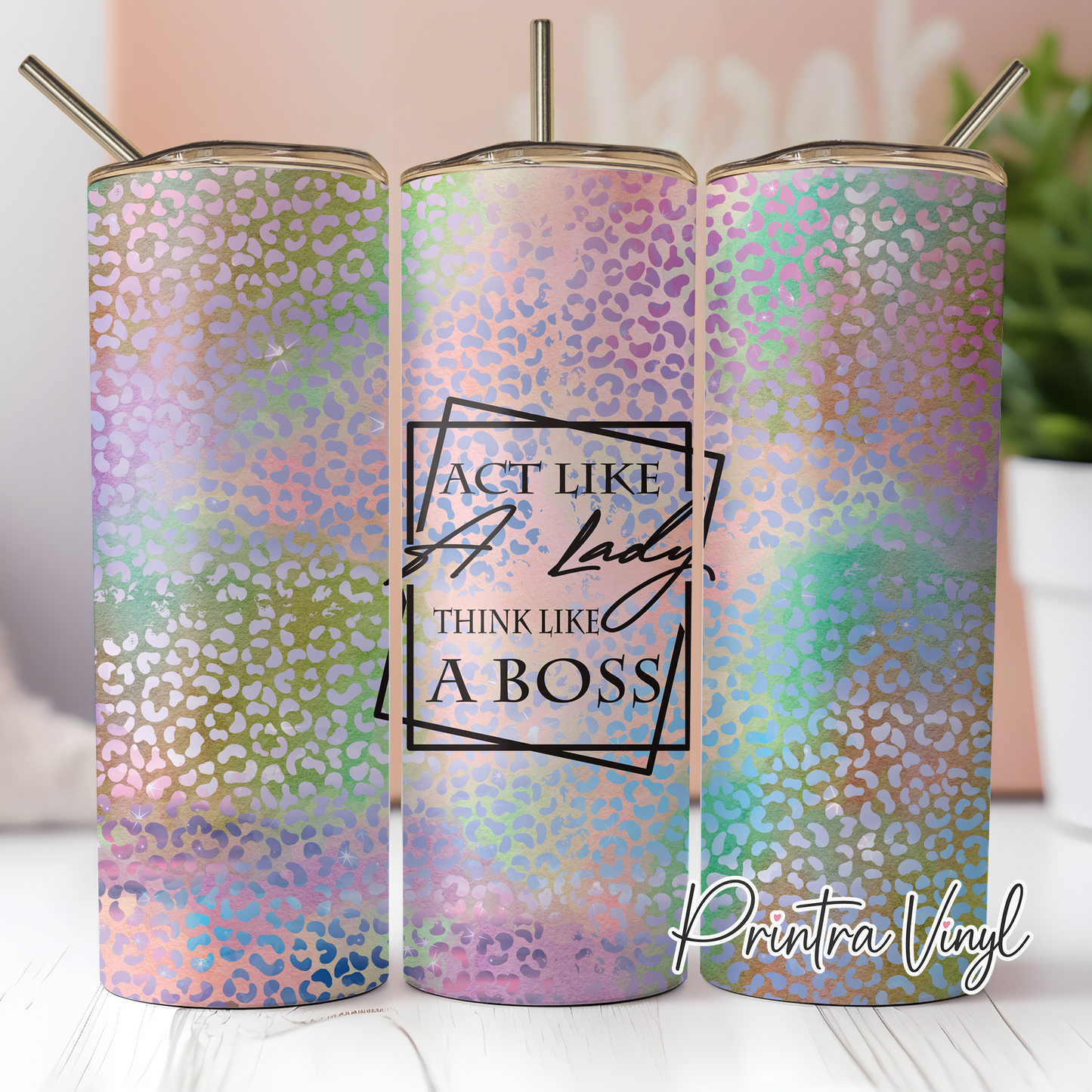 Act Like a Lady Tumbler Wrap (TW49)