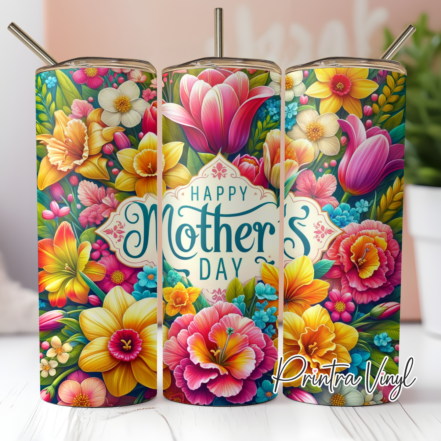 Floral Mother's Day 02 Tumbler Wrap (TW286)