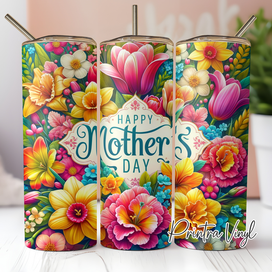 Floral Mother's Day 02 Tumbler Wrap (TW286)
