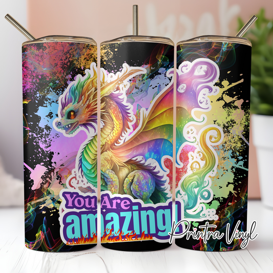 Rainbow Dragon Tumbler Wrap (TW232)