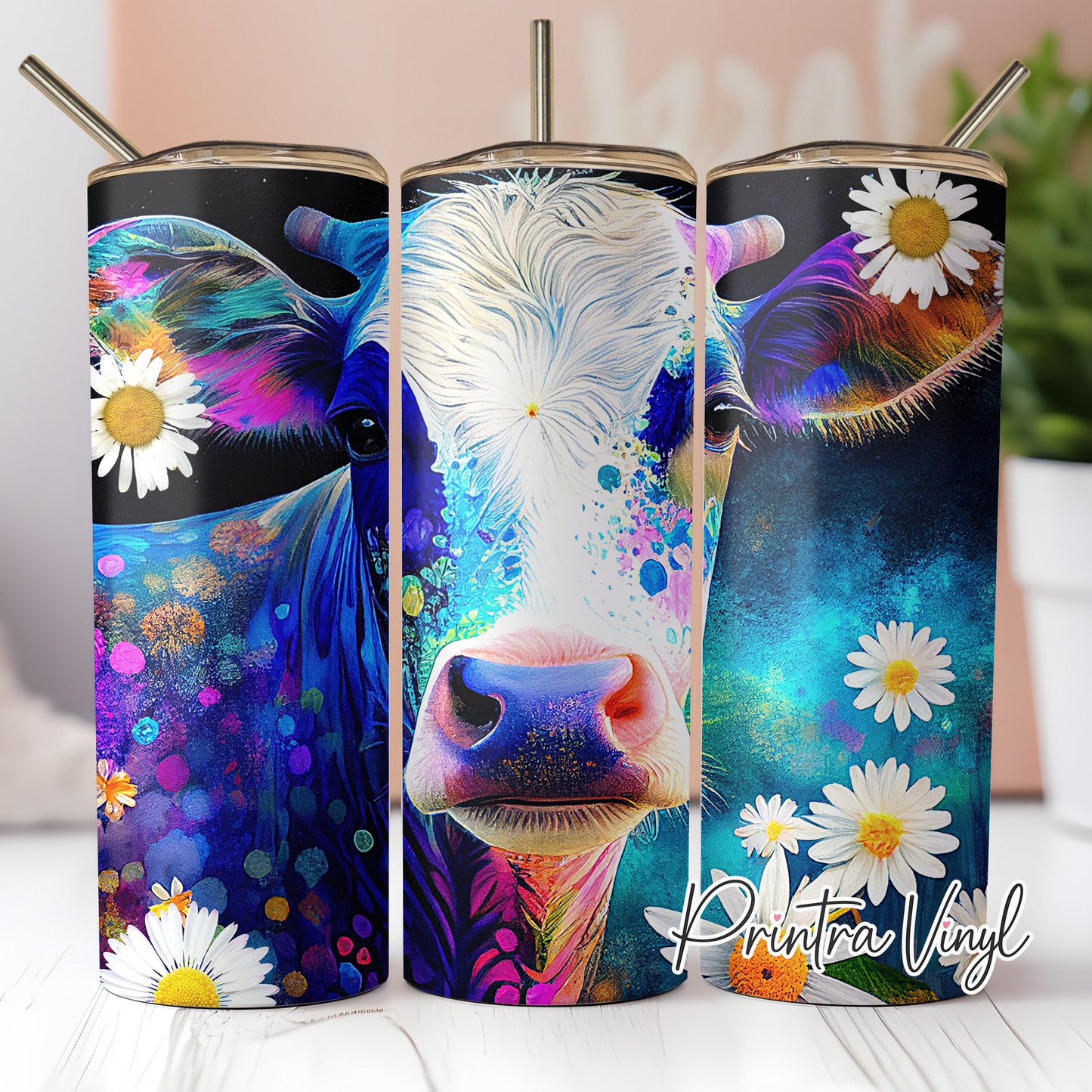 Cow Ink Tumbler Wrap (TW89)