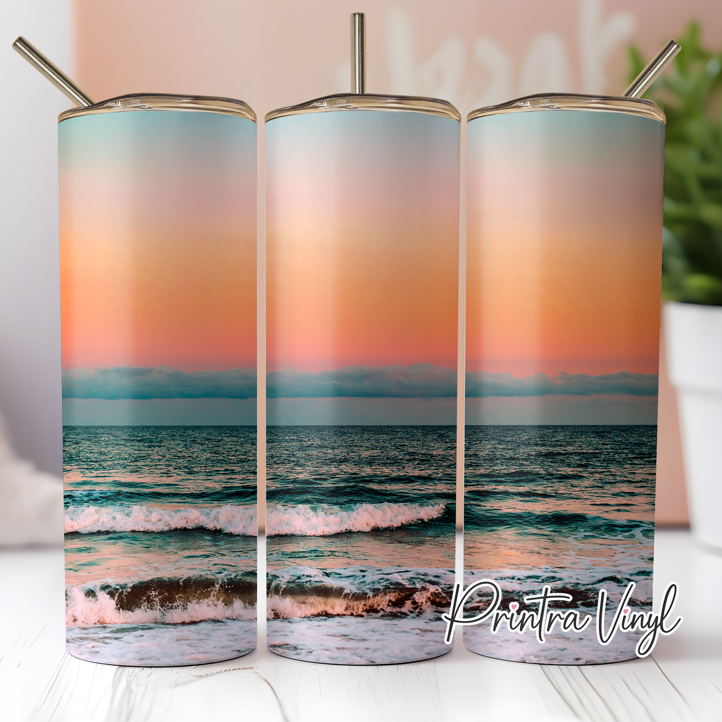 Beach Scene Tumbler Wrap (TW74)