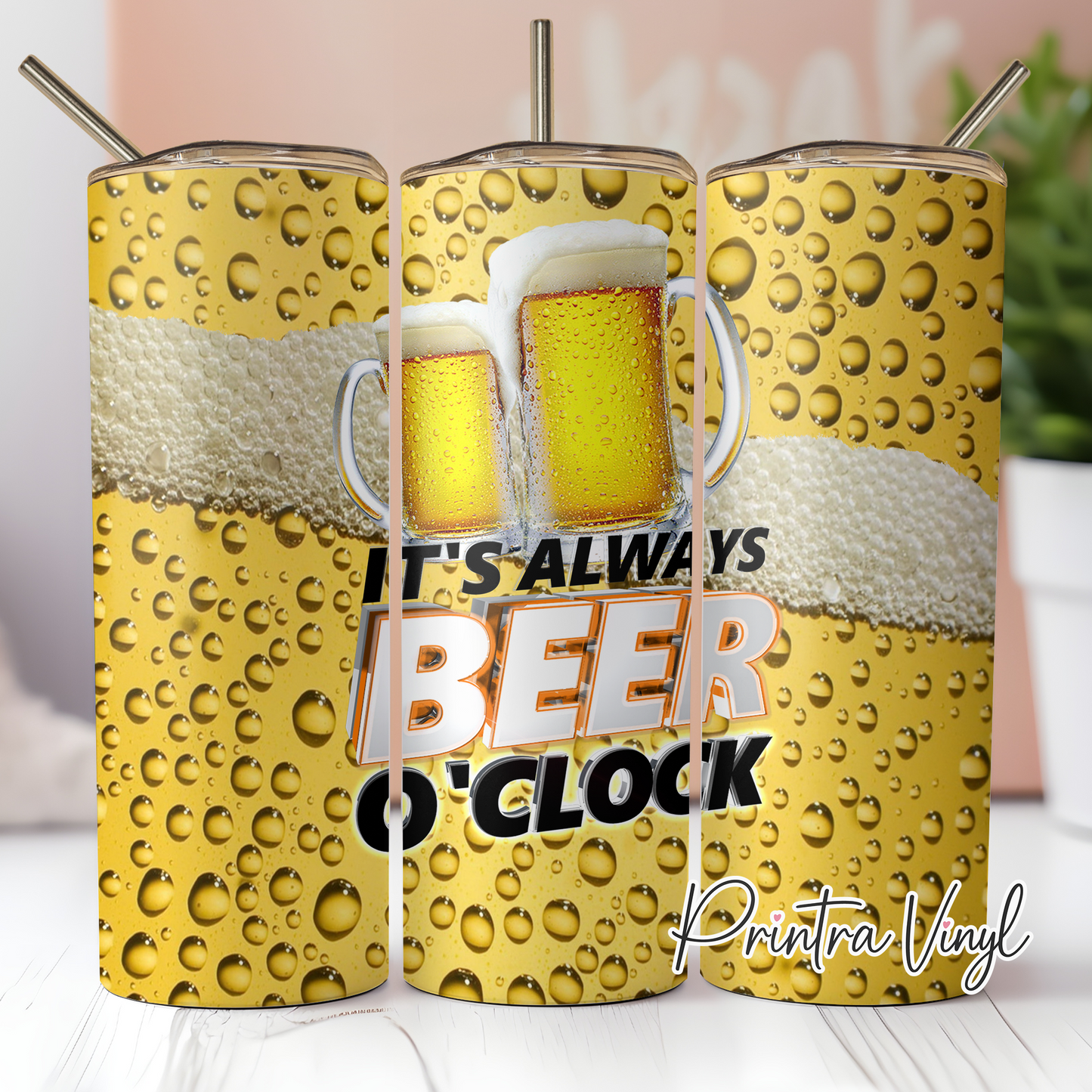 Beer O'clock Tumbler Wrap (TW64)