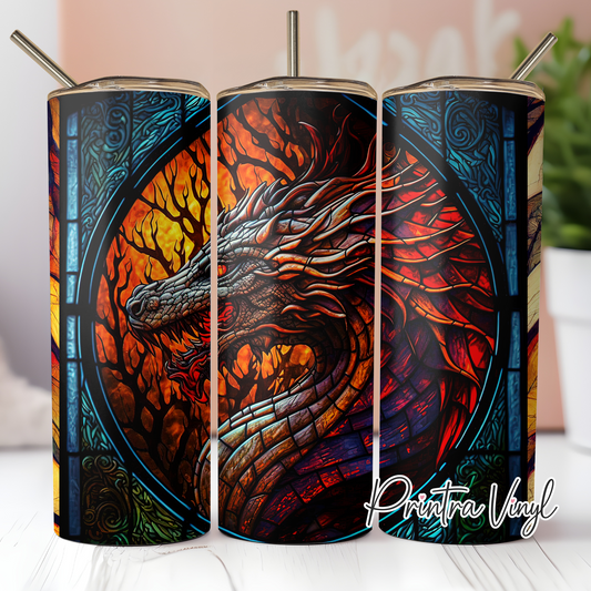 Glass Dragon Tumbler Wrap (TW151)