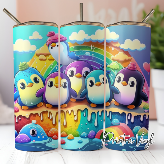 Cheery Penguins Tumbler Wrap (TW175)
