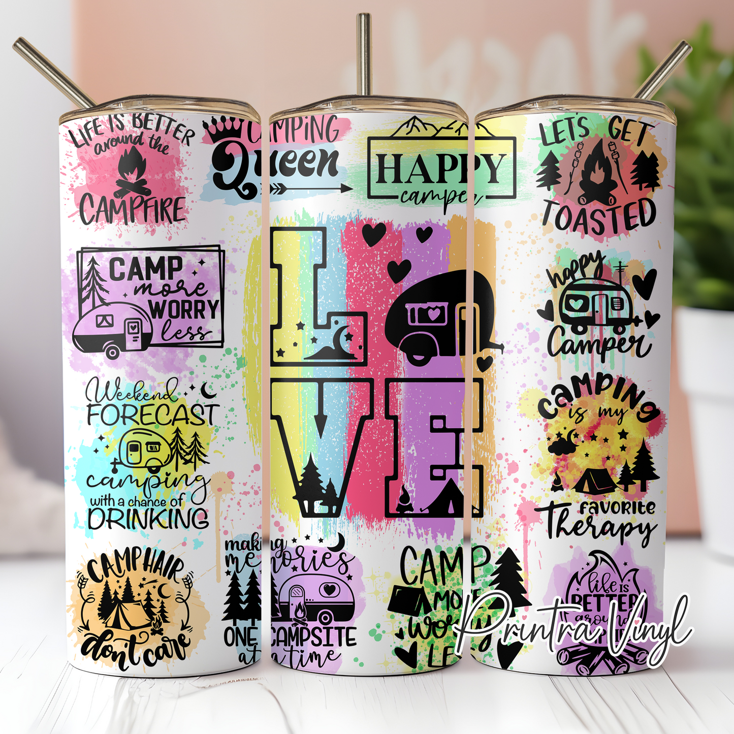 Love Camping Tumbler Wrap (TW268)
