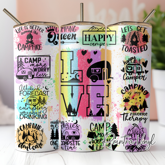 Love Camping Tumbler Wrap (TW268)