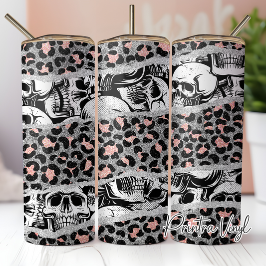 Leopard Skulls Tumbler Wrap (TW09)