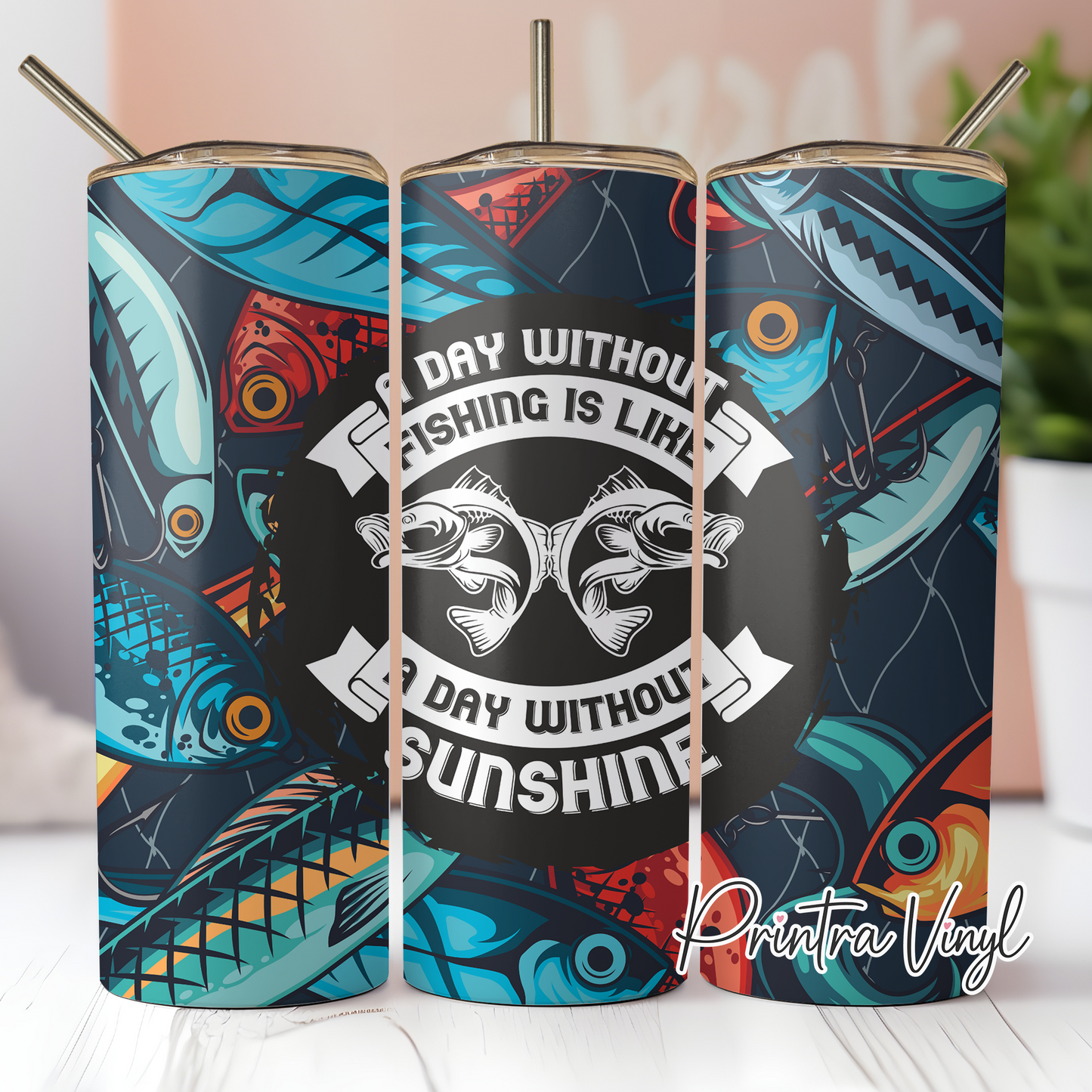 Fishing Life 01 Tumbler Wrap (TW245)