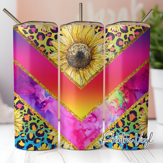 V-Split Neon Ink Tumbler Wrap (TW134)
