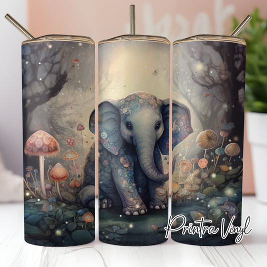 Boho Elephant 02 Tumbler Wrap (TW174)