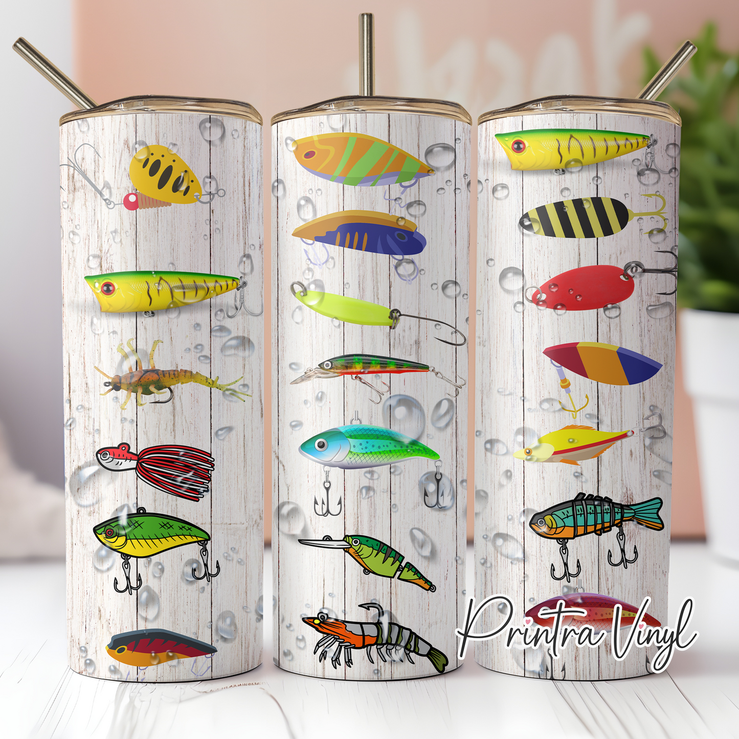 Fishing Lures Tumbler Wrap (TW248)