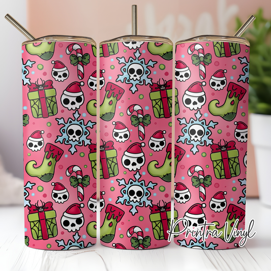 Creepy Christmas Tumbler Wrap (TW289)