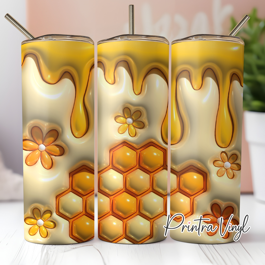 3D Inflated Honey Drip Tumbler Wrap (TW225)