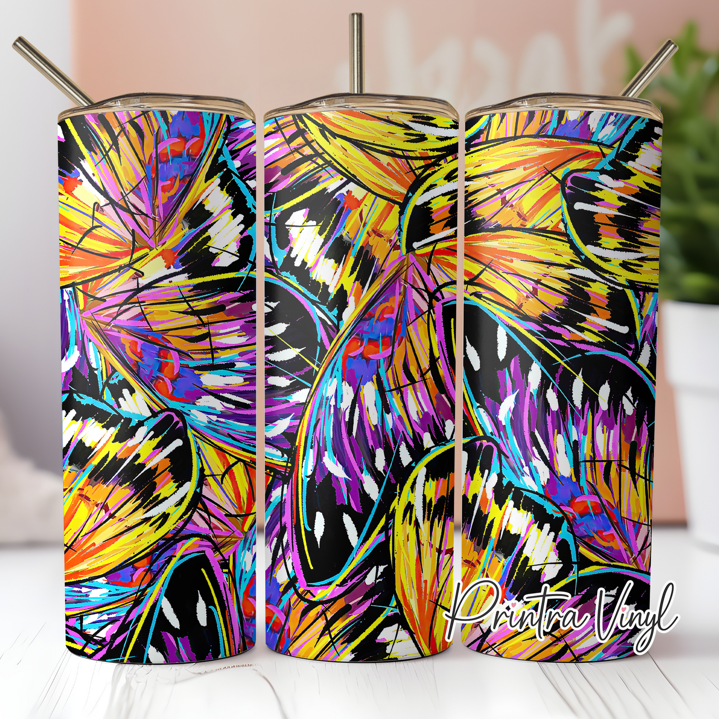 Butterfly Wings Tumbler Wrap (TW297)