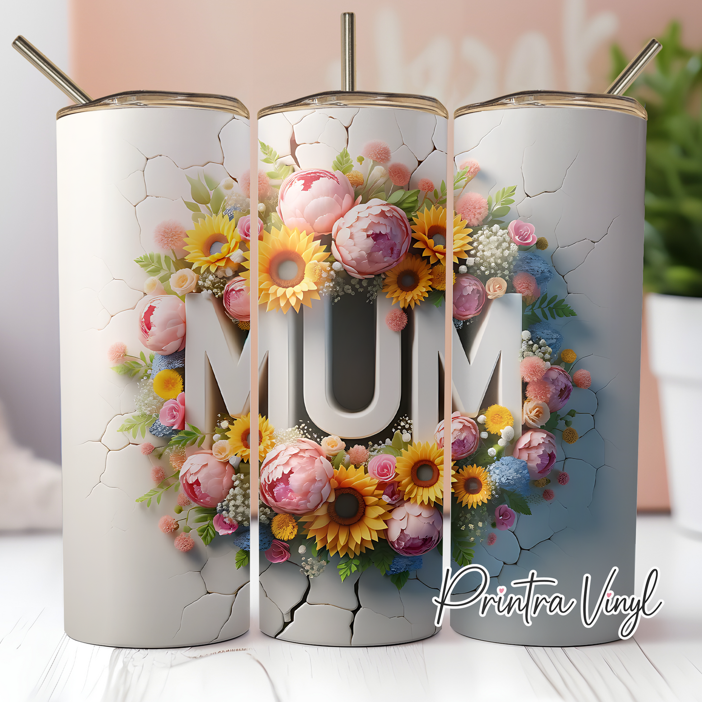 3D MUM Tumbler Wrap (TW284)