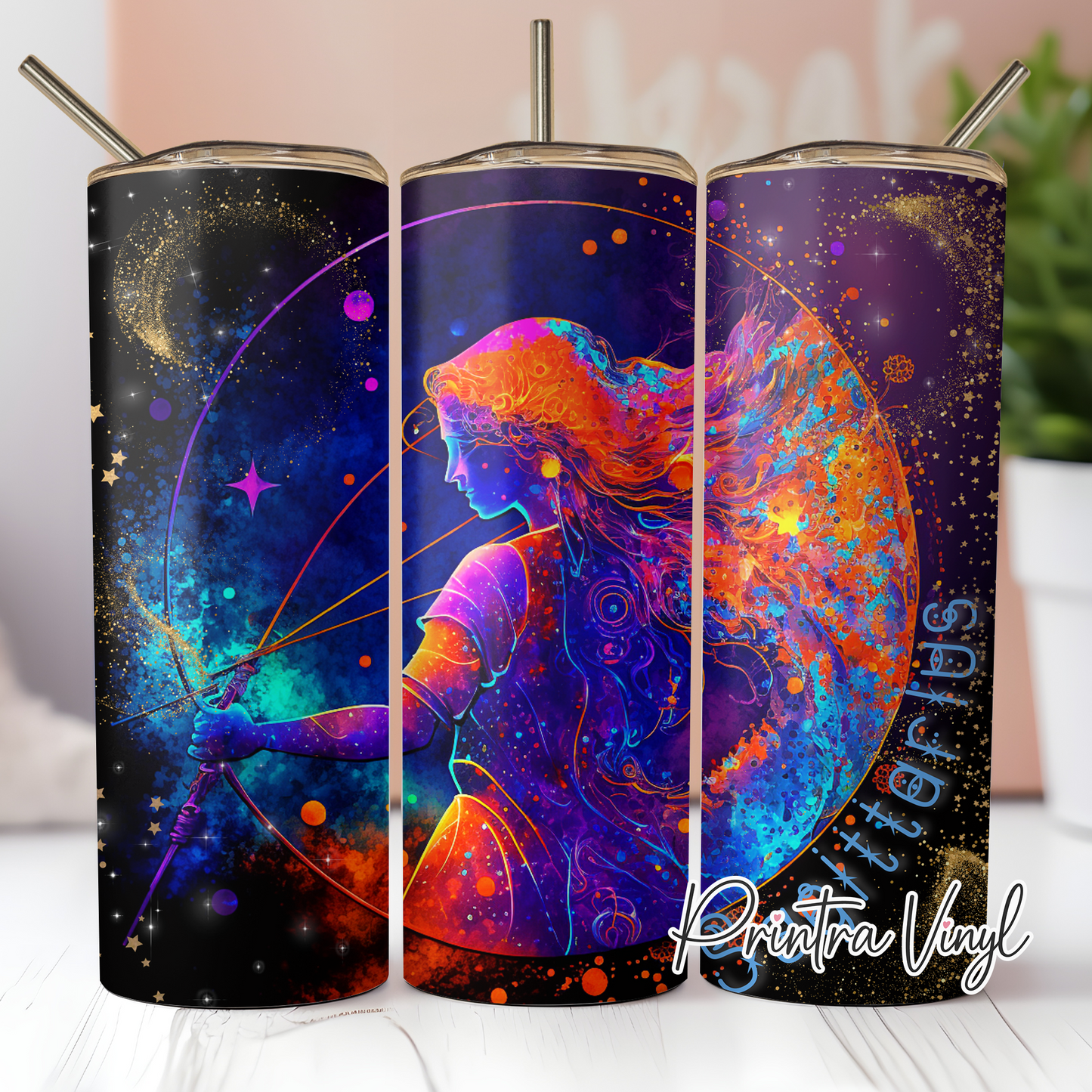 Zodiac Ink Sagittarius Tumbler Wrap (TW104)
