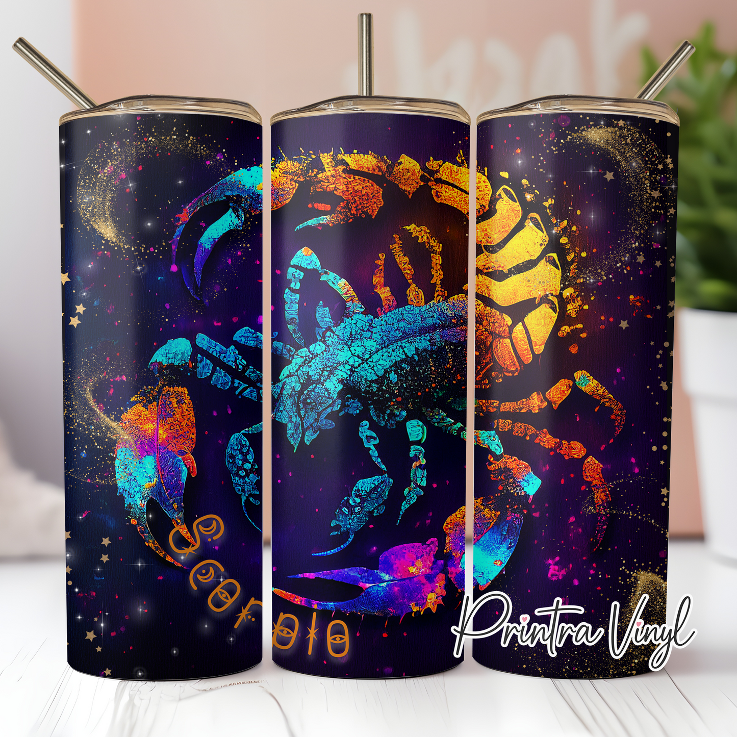 Zodiac Ink Scorpio Tumbler Wrap (TW105)