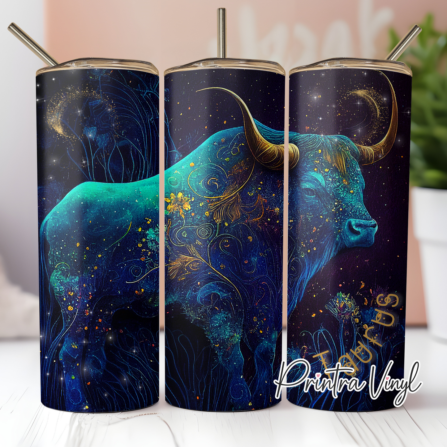 Zodiac Ink Taurus Tumbler Wrap (TW106)